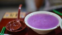紫薯粥为什么是蓝色的？