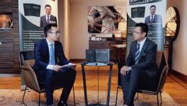 金台文院院长蔡传庆在《中医药国际抗击新冠病毒实录》发布会后接受德国、捷克媒体专访
